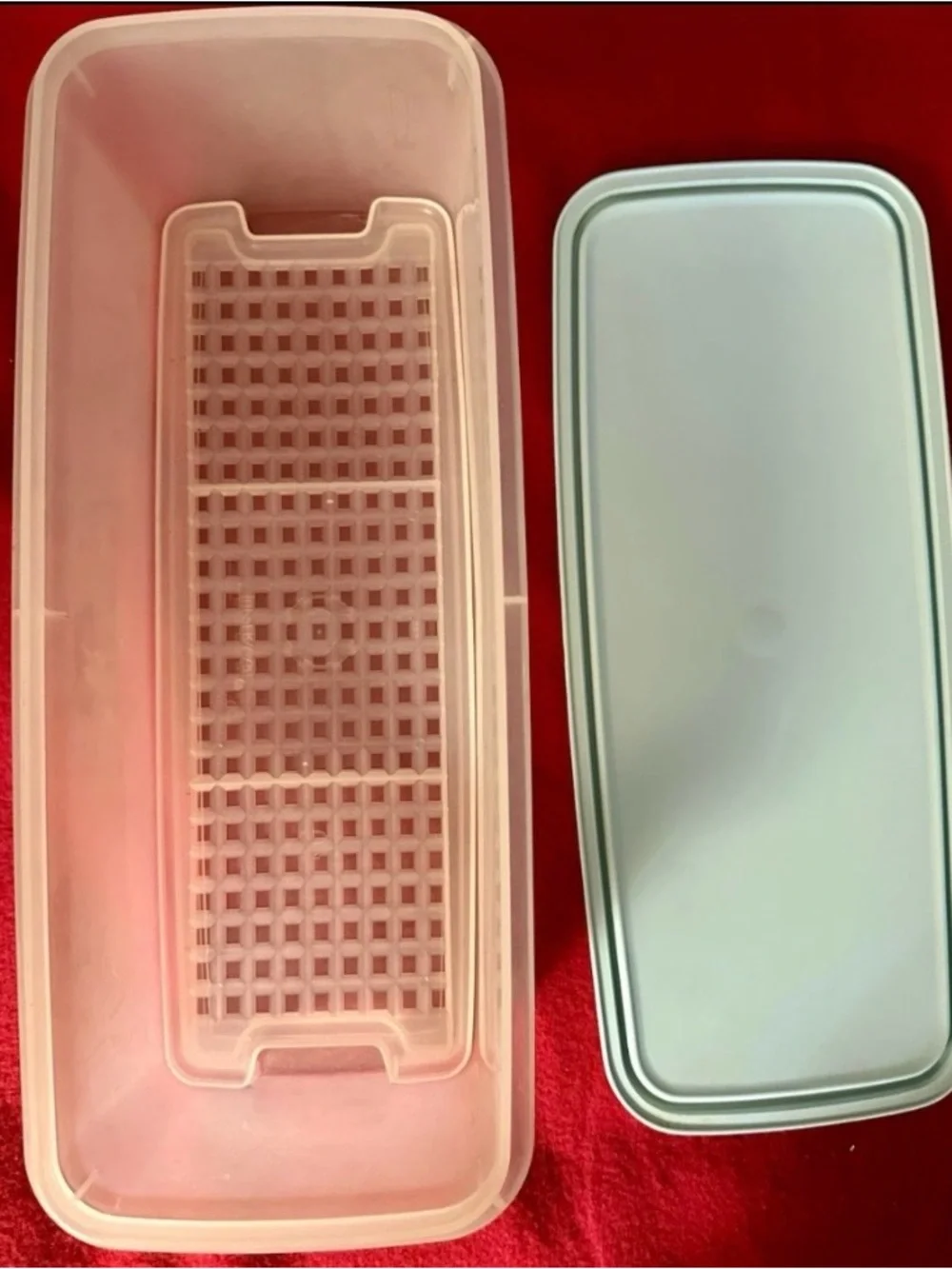 VTG Tupperware Lot Celery Vegetable Crisper, Deli Keeper & Lettuce Crisper